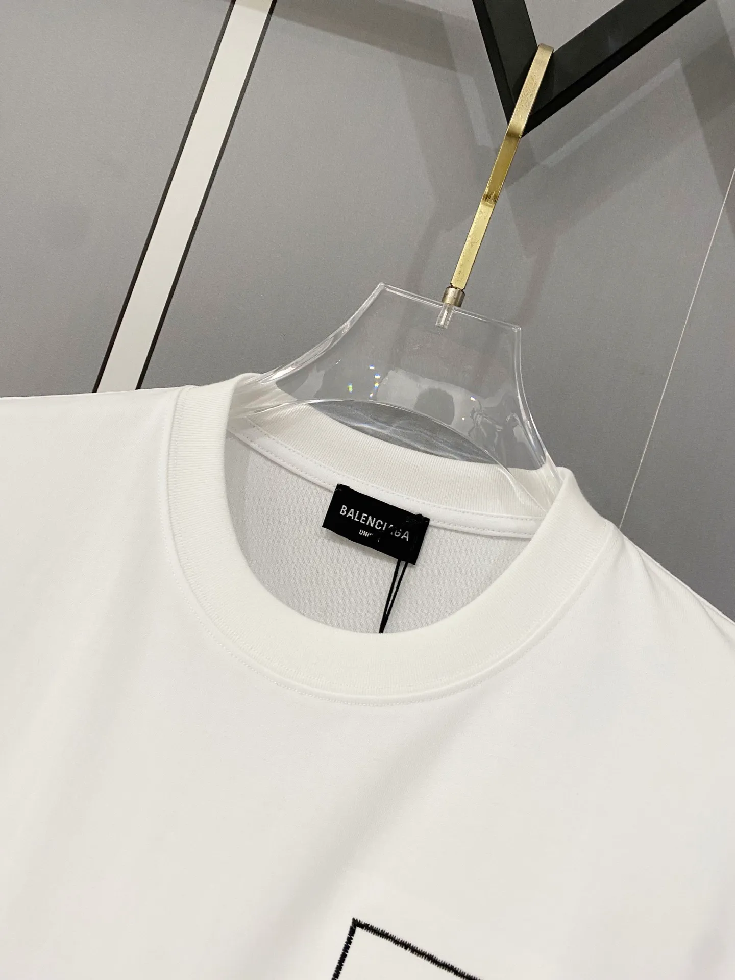 BALENCIAGA/ Quality 320 T Classic LOGO Same Style 2026ss Quality Versatile Quality : Black.White. Size：S M L XL